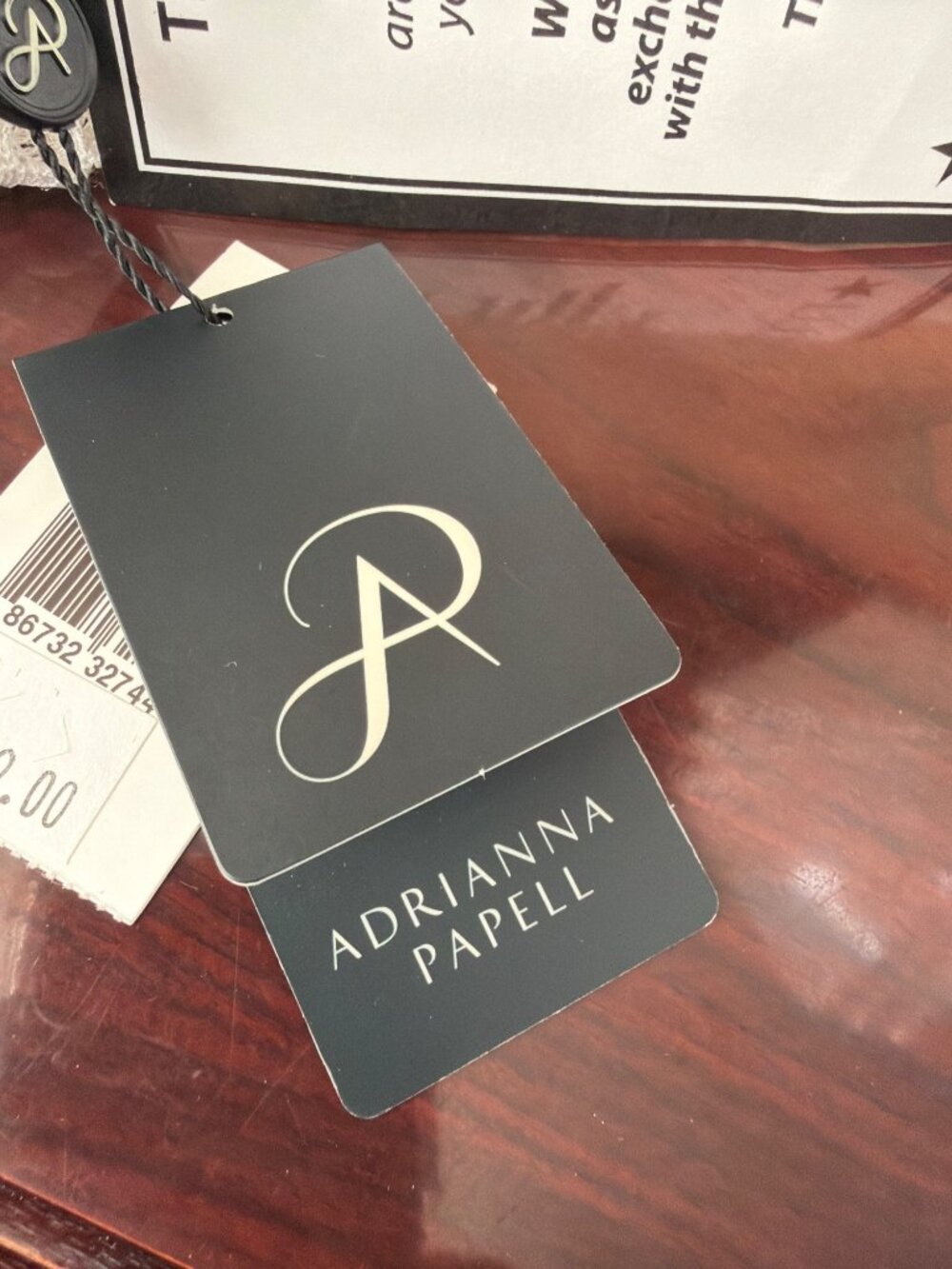 Adrianna Papell Ivory Lace Sleeveless Sheath Dress Illusion Neckline Size 10 NWT - Picture 9 of 16